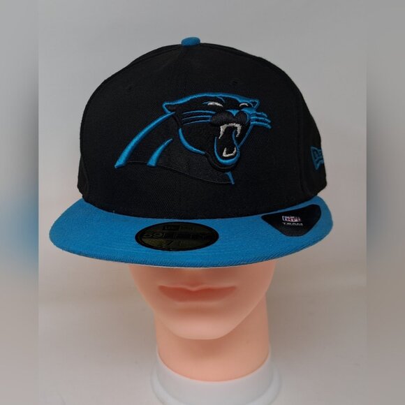 New Era 59Fifty NFL Team Carolina Panthers Hat Baseball Cap Football 7 3/4 - Picture 2 of 7